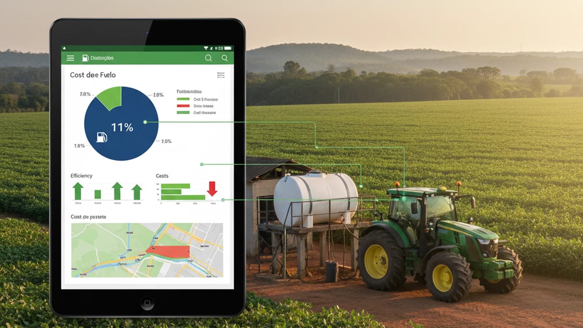 Gestão inteligente de combustíveis reduz perdas e amplia controle operacional nas fazendas