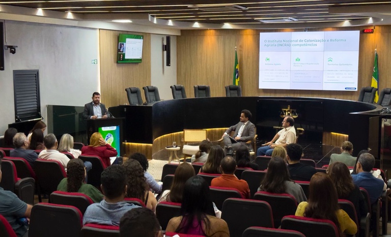 Atuação em demandas fundiárias é tema de palestra do Incra no Amapá