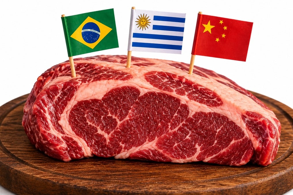 Outubro é única janela segura para Brasil exportar parte da cota uruguaia de carne à China